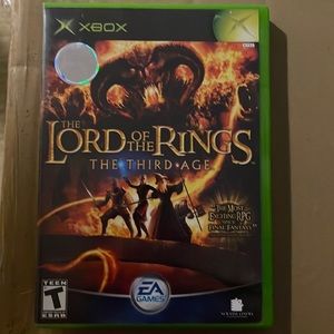 Xbox Game Lord Of The Rings The Third Age